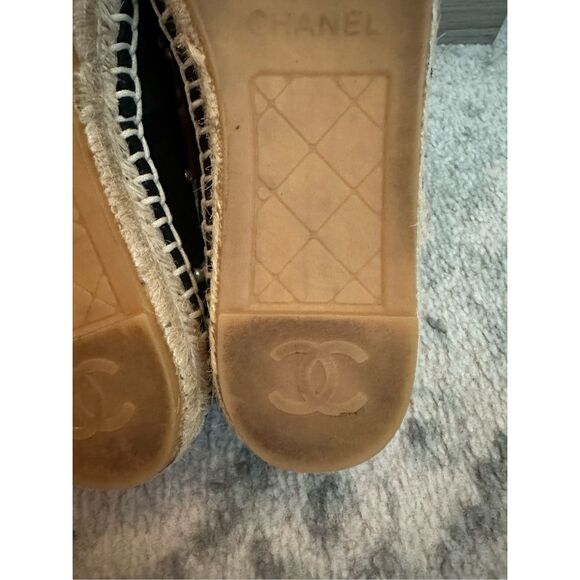 CHANEL Suede Pearl CC Espadrilles EU 35 - Picture 12 of 12